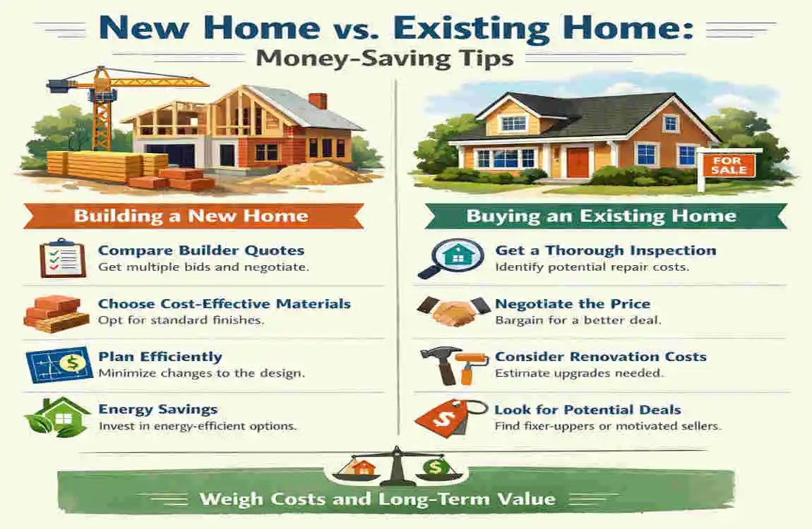 is cheaper to build or buy a house