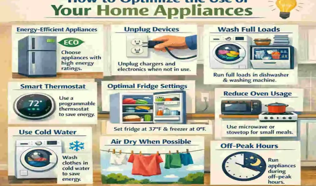 how can house use appliancs