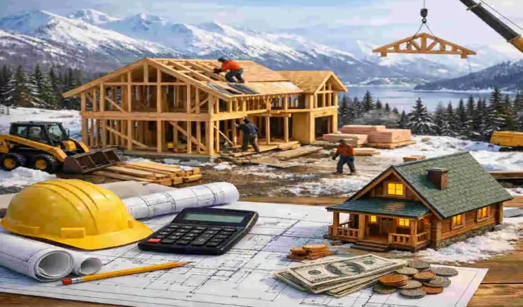 how much to build a house in alaska
