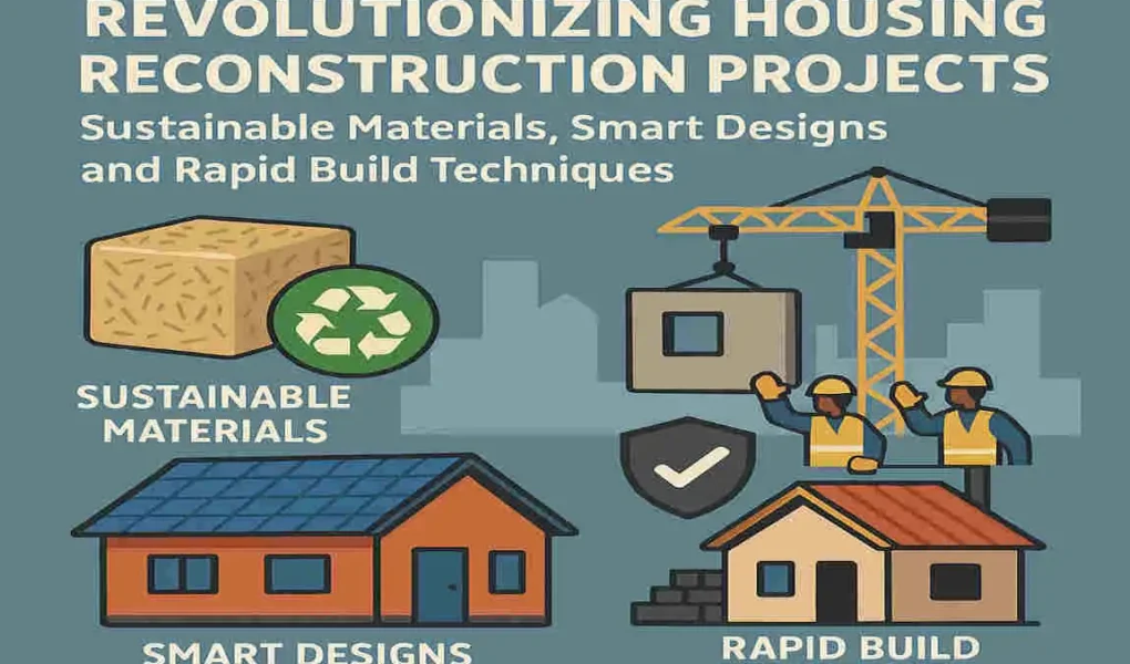 Revolutionizing Housing Reconstruction Projects: Sustainable Materials, Smart Designs & Rapid Build Techniques
