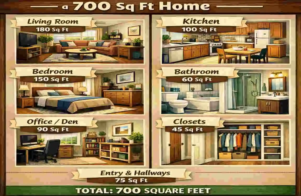 How Big Is a 700 Square Foot House?
