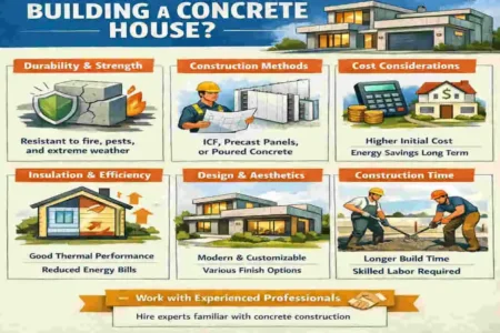 How to Build a Concrete House Step