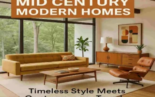 mid century modern homes decor