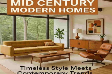 mid century modern homes decor