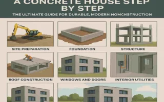 How to Build a Concrete House Step by Step: The Ultimate Guide for Durable, Modern Home Construction