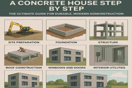 How to Build a Concrete House Step by Step: The Ultimate Guide for Durable, Modern Home Construction