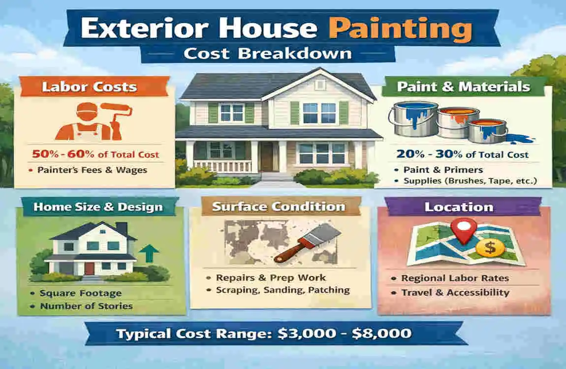 How Much Does It Cost to Paint a House?