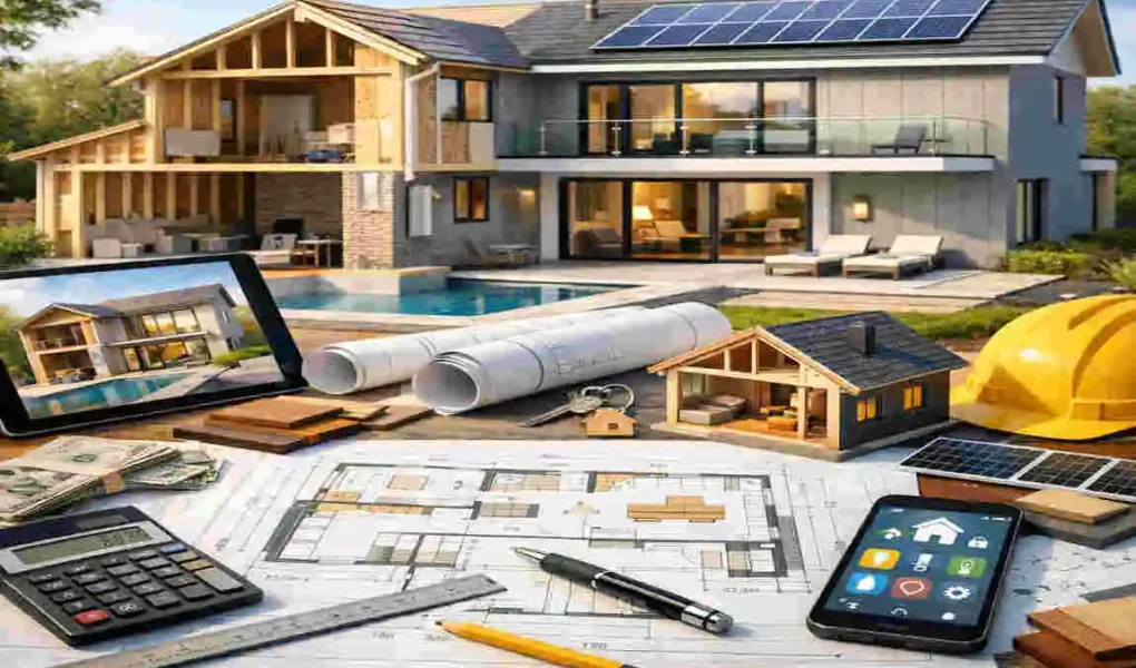 Building into a house plans