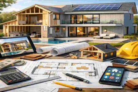 Building into a house plans