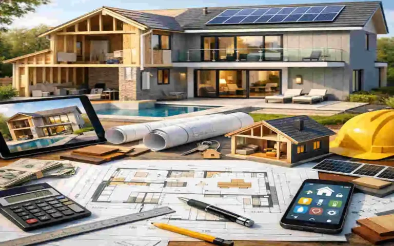Building into a house plans