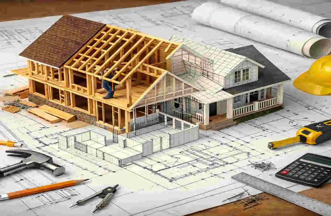 Building into a house plans