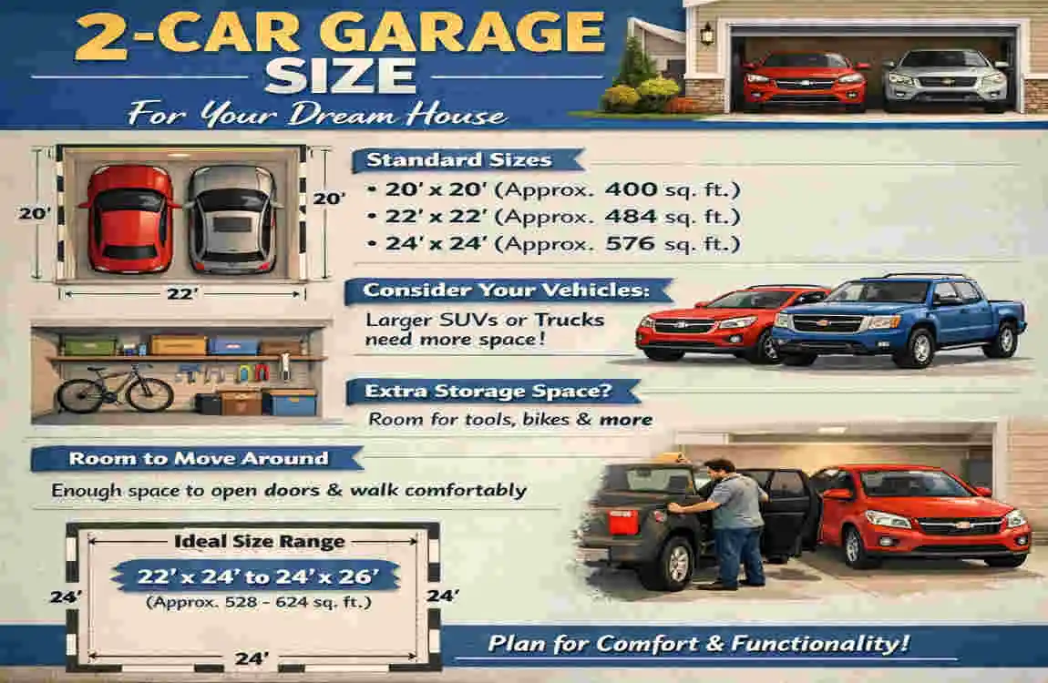 How Many Square Feet Is a 2-Car