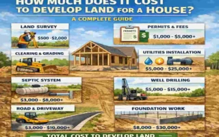 how much does it cost to develop land for a house