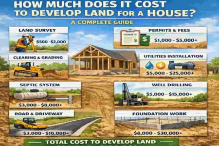 how much does it cost to develop land for a house