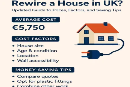 How Much Does It Cost to Rewire a House in the UK? Updated Guide to Prices, Factors, and Saving Tips