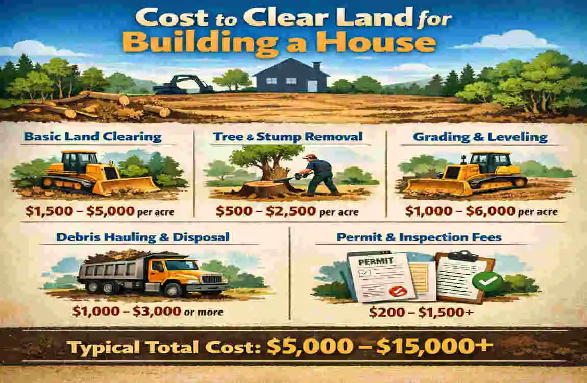 how much does it cost to develop land for a house