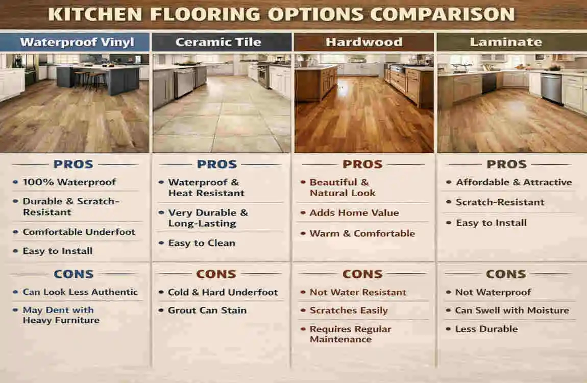 best waterproof vinyl flooring for kitchens