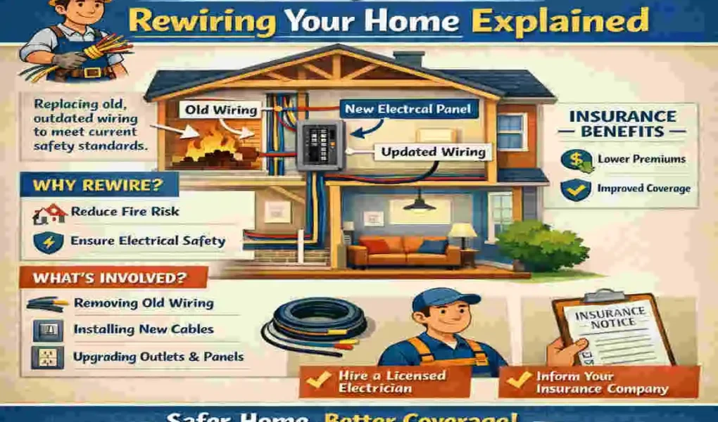 will insurance pay to rewire my house