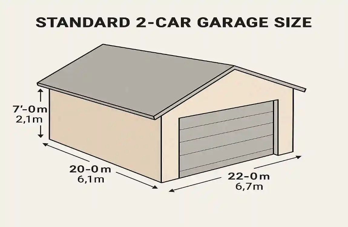 How Many Square Feet Is a 2-Car Garage? Essential Space Guide for Your Home