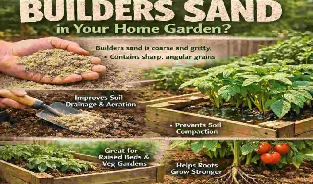 can you use builders sand in the home garden