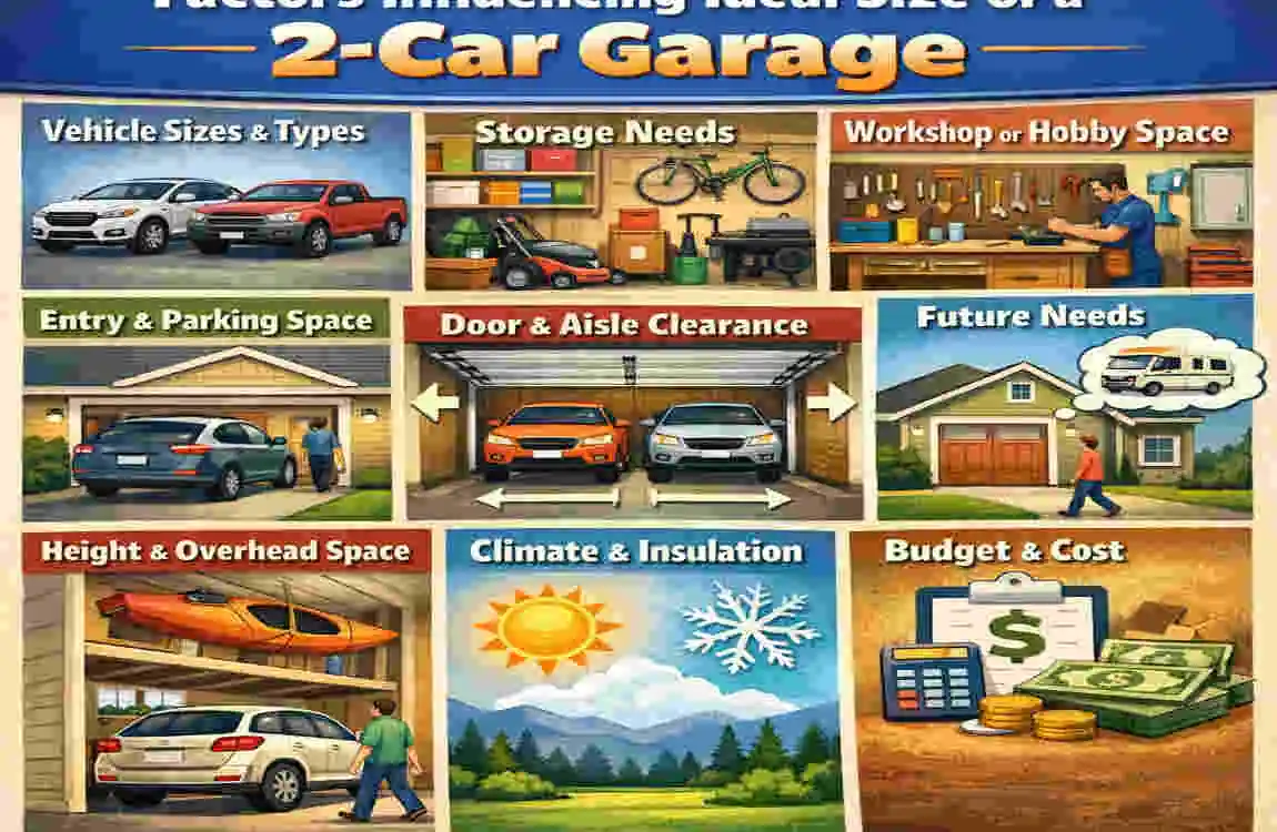 How Many Square Feet Is a 2-Car Garage? Ideal Sizes for Your Dream House