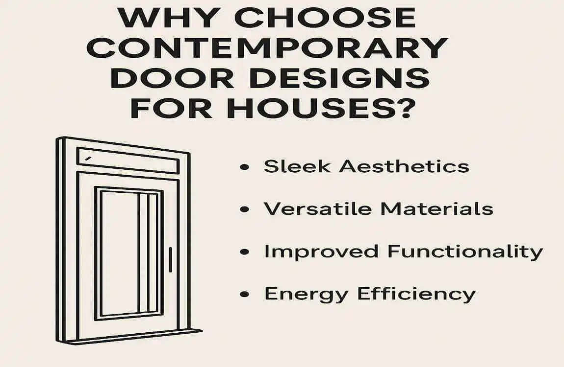 Top 15 Contemporary Door Designs for Modern Houses: Sleek, Smart & Stylish Ideas