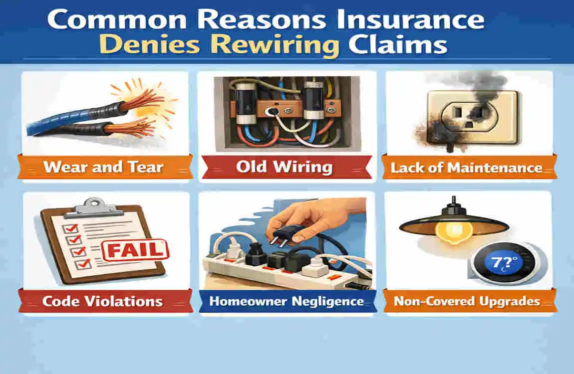 will insurance pay to rewire my house