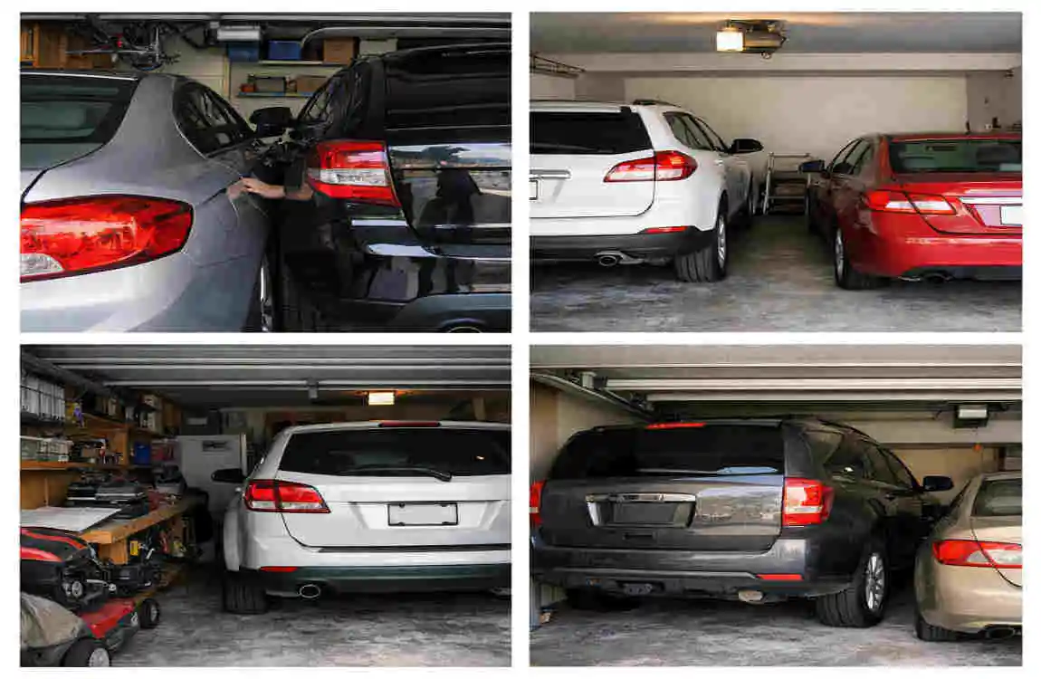 how many square feet are in a two car garage