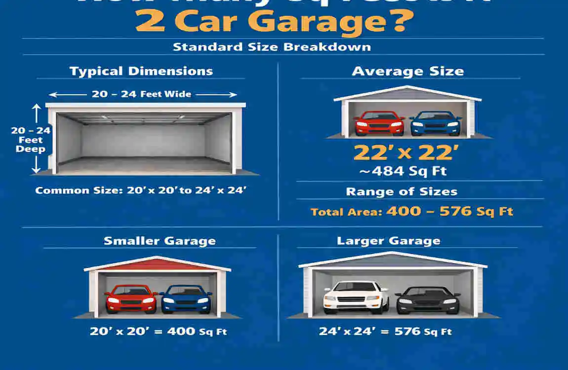 How Many Square Feet Is a 2-Car
