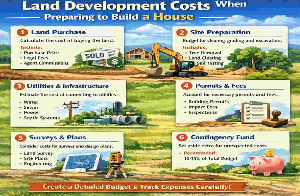 how much does it cost to develop land for a house