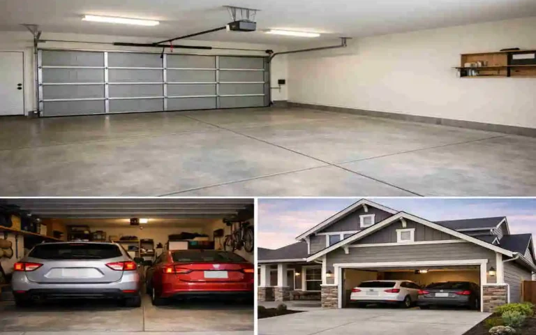 how many square feet are in a two car garage