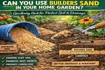 can you use builders sand in the home garden