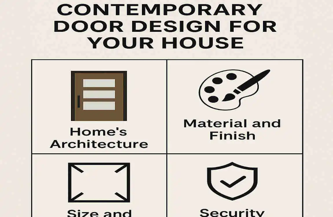 Top 15 Contemporary Door Designs for Modern Houses: Sleek, Smart & Stylish Ideas