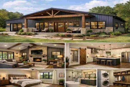 How to Turn a Metal Building house
