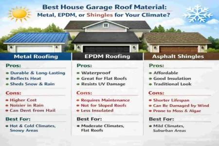 what is the best material for a garage roof