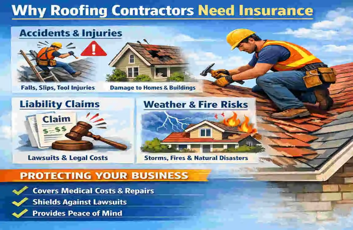 what kind of insurance should a roofing contractor have