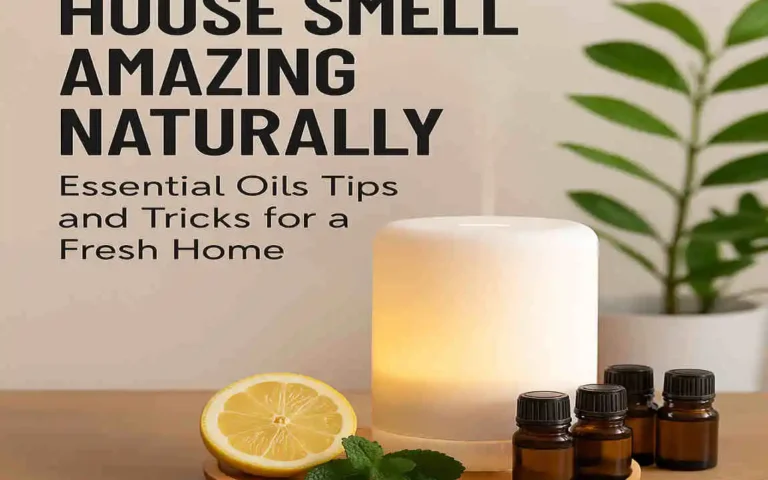 How to Make Your House Smell Amazing Naturally: Essential Oils Tips and Tricks for a Fresh Home