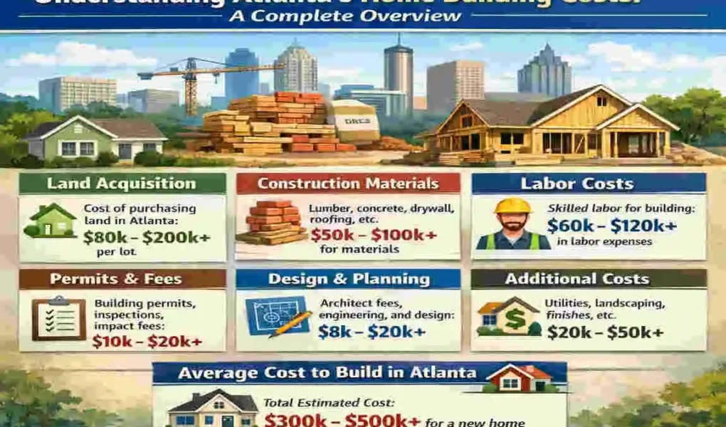 how much does it cost to build a house atlanta