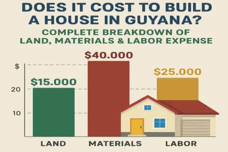 How Much Does It Cost to Build a House in Guyana? Complete Breakdown of Land, Materials & Labor Expenses