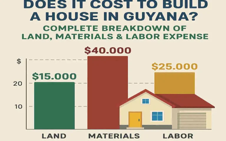 How Much Does It Cost to Build a House in Guyana? Complete Breakdown of Land, Materials & Labor Expenses