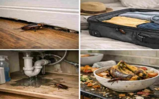 why do cockroaches suddenly appear in the house cleaning