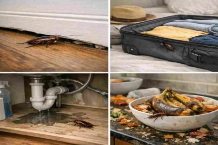 why do cockroaches suddenly appear in the house cleaning