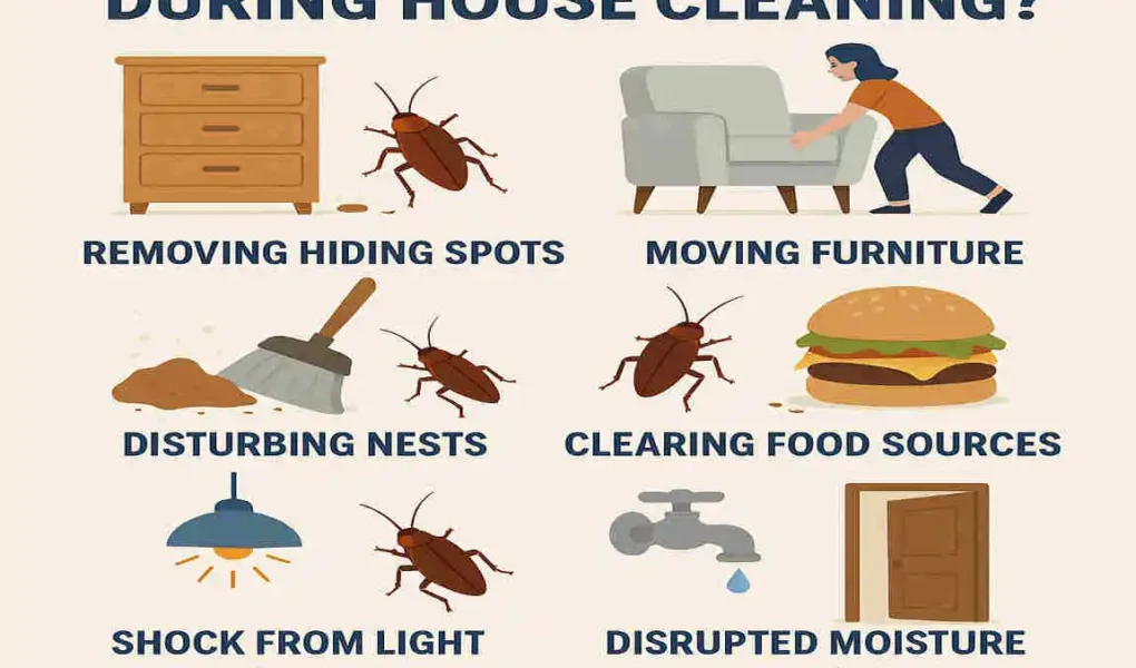 Why Do Cockroaches Suddenly Appear During House Cleaning? 8 Surprising Causes Revealed