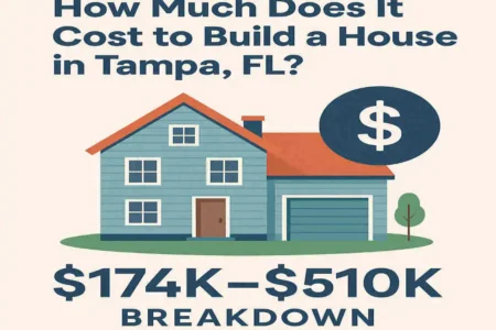 How Much Does It Cost to Build a House in Tampa, FL?Prices Revealed ($174K–$510K Breakdown)