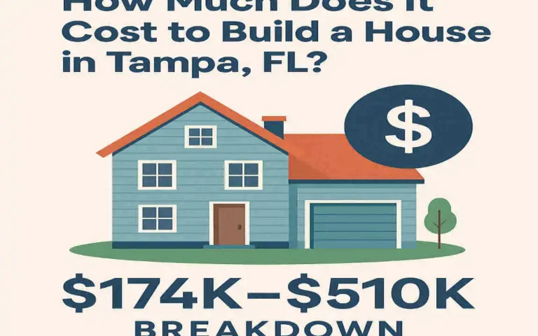 How Much Does It Cost to Build a House in Tampa, FL?Prices Revealed ($174K–$510K Breakdown)