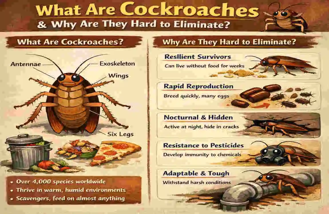 why do cockroaches suddenly appear in the house cleaning