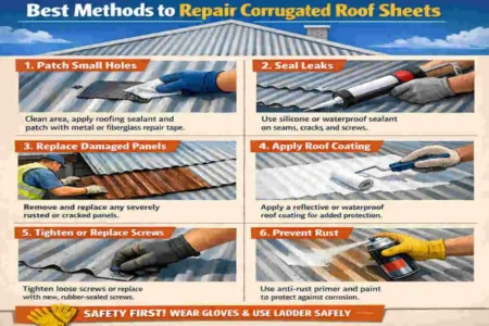 How to Fix Corrugated Roof Sheets