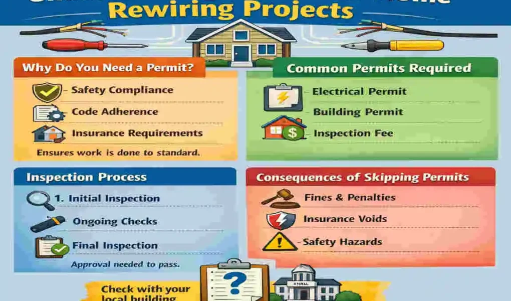 do you need a permit to rewire a house