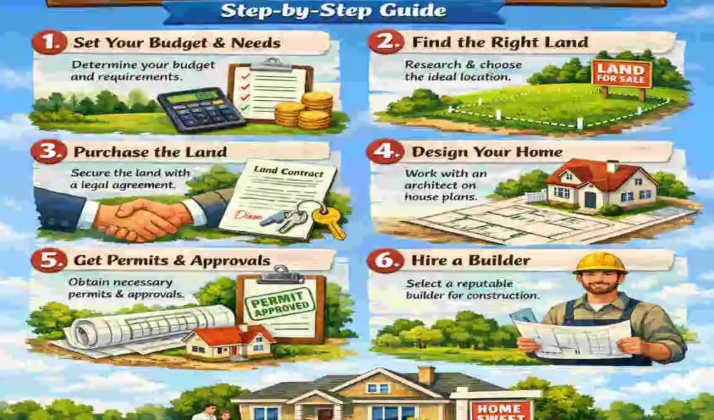 How to Buy Land & Build Your Dream House: Step-by-Step Guide