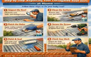 how to fix corrugated roof sheets